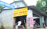 Cửa hàng sửa xe miễn phí cho người dân vùng lũ tại Chương Mỹ